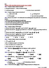 Đề kiểm tra 45 phút môn Toán Lớp 10 - Mã đề gốc